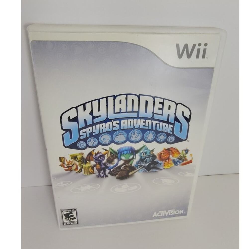 Nintendo Wii Skylanders Spyros Adventure Video Game  Action Collectable